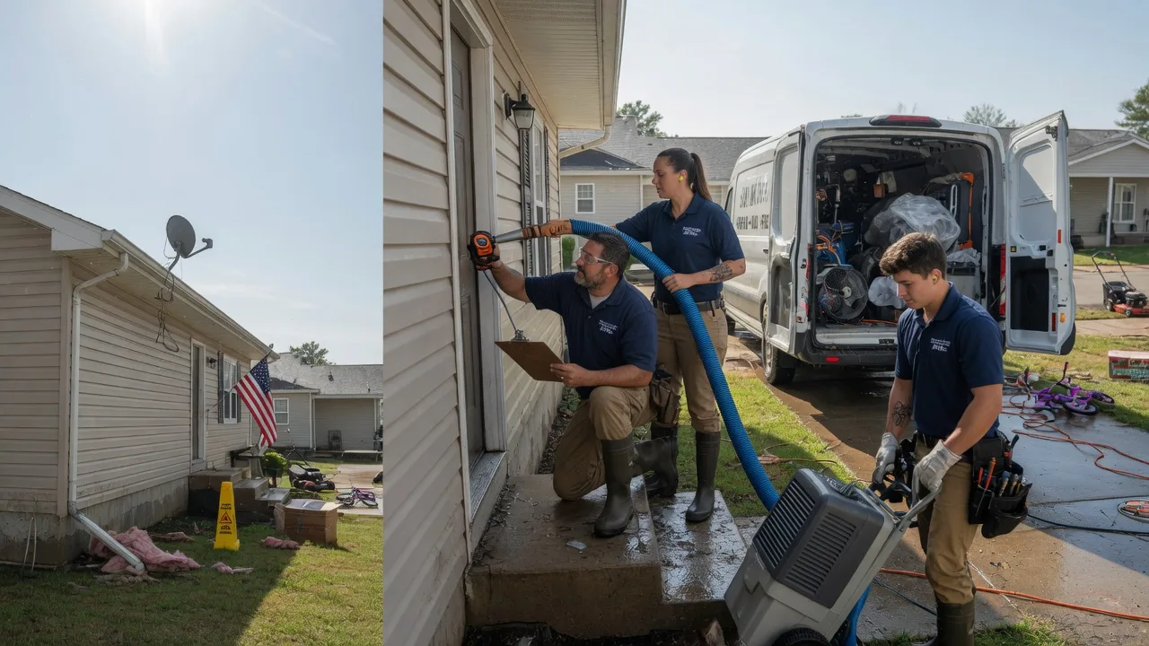 Ceiling Water Damage Restoration in New Melle, MO near me